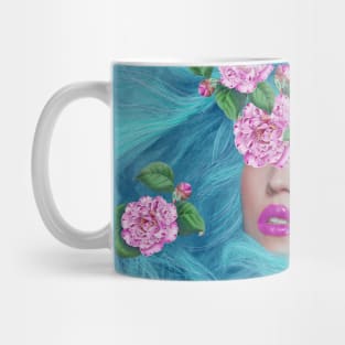 Lady with Camellias Mug